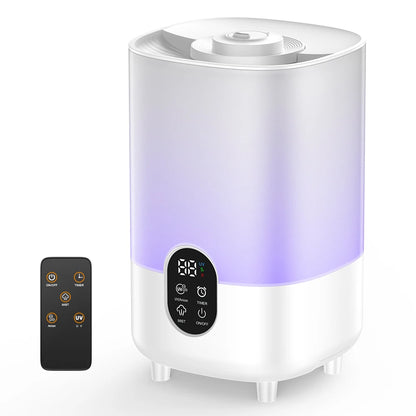 4L Air Humidifier Portable Small Aroma Diffuser 2 Spray Ports Large Capacity usb umidificador Home UV sterilization Humidifier