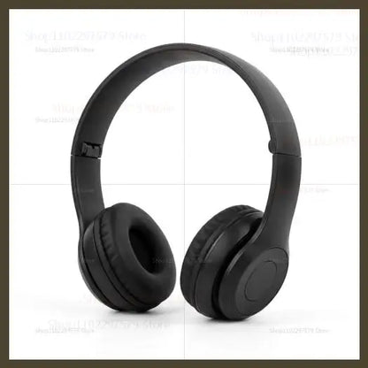 Wireless Bluetooth Headphones Head Mounted P47 Foldable Bass Sport Earphones Universal for Mobile Computer PC Gaming Running Gym
