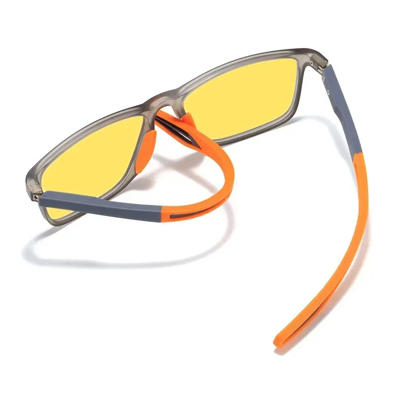 Men Women Photochromic Car Driver Goggles Night Vision Glasses Anti Glare Vintage Square Glasses Ultra Light Sport Eyewear