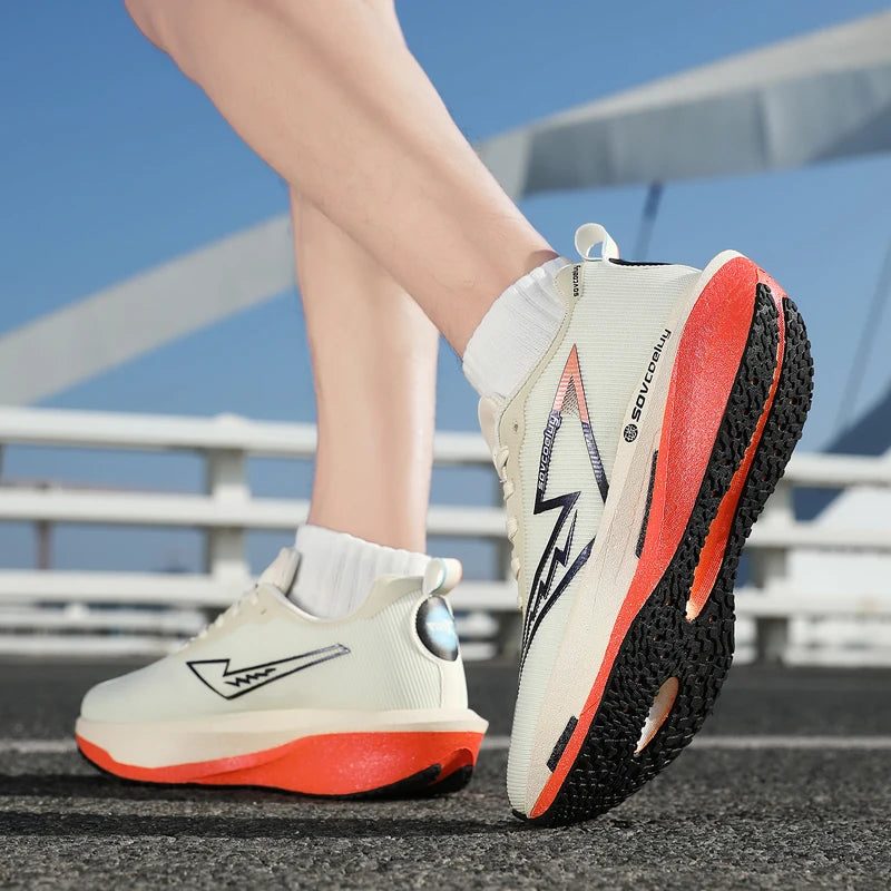 Running Shoes Carbon Board Speciality Marathon Men Sports Breathable Lightweight Women&
