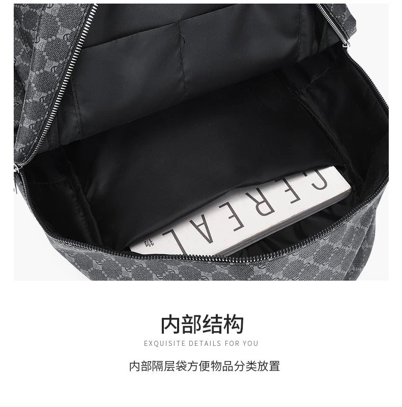 Luxury Women Backpack Bags Multifunction Leather Backpacks for Female Mochila Designer School Shoulder Bag Designer Men Backpack