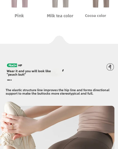 Naked Feeling Yoga Leggings Summer Thin High Waisted Hip Lifting Fitness Leggings Running Cycling Sports Pants Woman Clothing