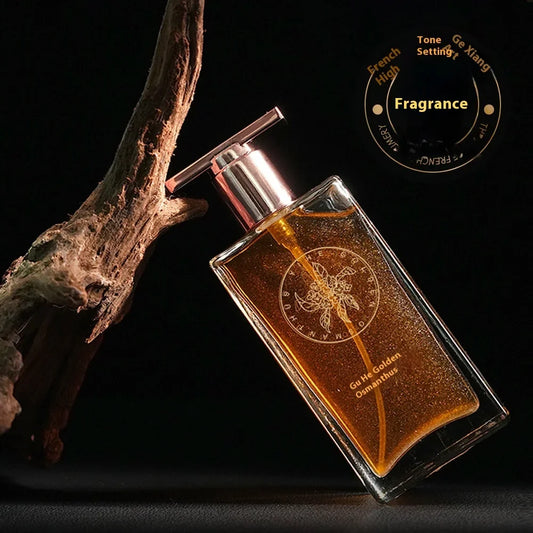 50ML Brand Perfume Musk Man Perfume Unisex Spray Long Lasting Osmanthus Flowers Light Fragrance Women Seductive Romance Gift