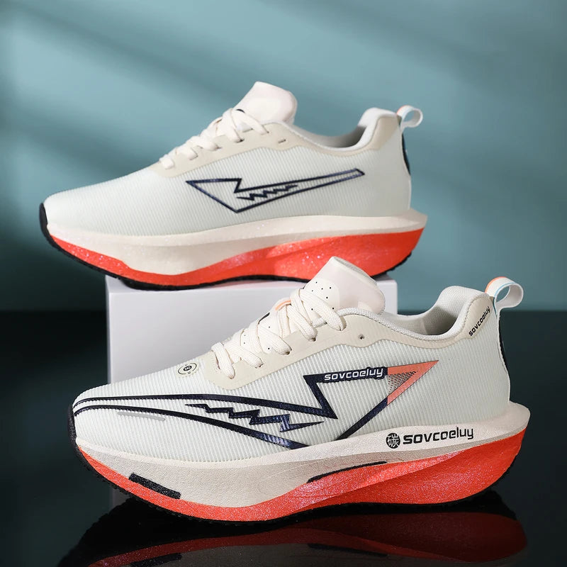 Running Shoes Carbon Board Speciality Marathon Men Sports Breathable Lightweight Women&