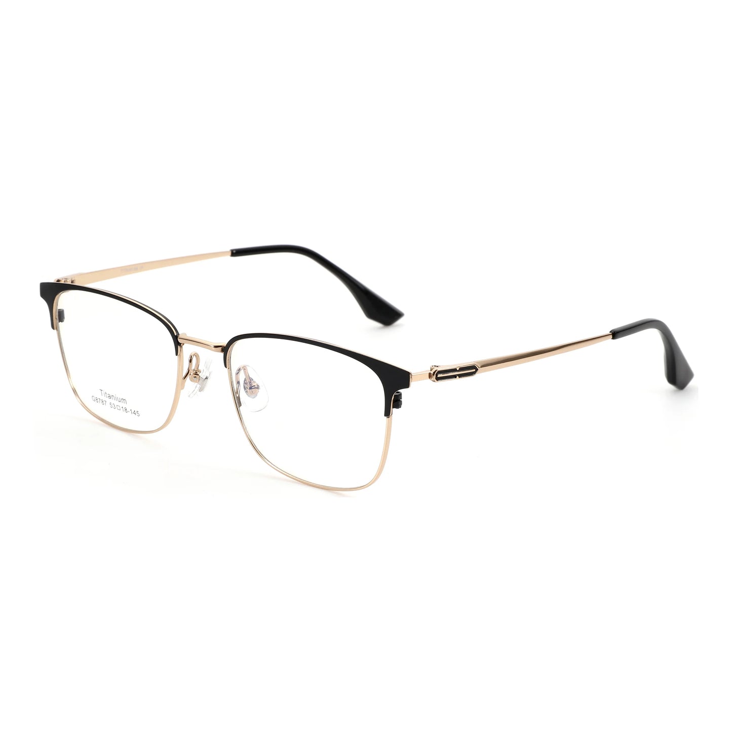 ZENOTTIC L Size Titanium Alloy Prescription Glasses Trend Square Unisex Anti Blue Light Progressive/Photochromic Optical Eyewear
