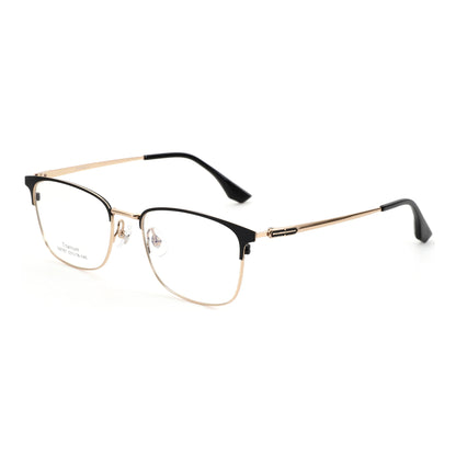 ZENOTTIC L Size Titanium Alloy Prescription Glasses Trend Square Unisex Anti Blue Light Progressive/Photochromic Optical Eyewear