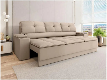 3-Seater Retractable Reclining Velosuede Sofa up Next Sofas