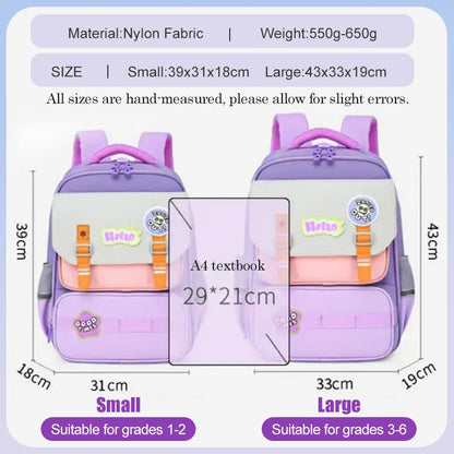 Primary school student backpack boy backpack children&