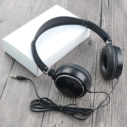 Universal Headphone Over Ear Foldable Wired Earphones HiFi Stereo Sound Portable Headset 3.5mm Headphone HiFi Stereo Sound