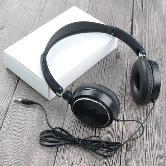 Universal Headphone Over Ear Foldable Wired Earphones HiFi Stereo Sound Portable Headset 3.5mm Headphone HiFi Stereo Sound