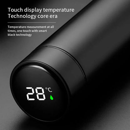 500ML Intelligent Insulated Mug Thermos Flask Tea Water Separation Stainless Steel Vacuum Kettle Coffee Mug Thermos Mug
