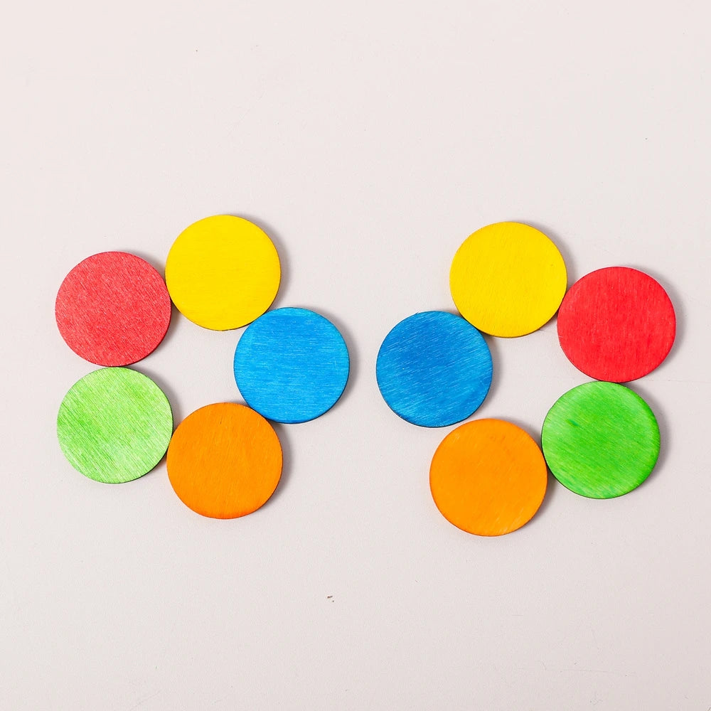 Baby Toys Montessori Silicone Educational Toys Cognitive Toys Color Matching Bucket Toddler Toys Sensor Game Baby Games 2 Years
