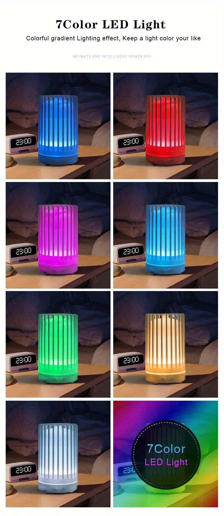 Air Humidifier Aromatherapy Machine Bird Cage Ultrasonic USB Humidifier, Essential Oil Diffuser With Colorful Night Lights