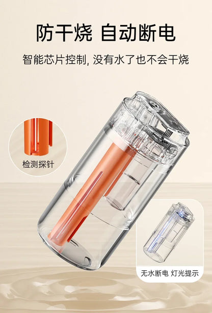 Car Humidifier 2000mAh Built-in Battery Wireless Use Antibacterial Air Purifier Aroma Essential Oil Diffuser Home High Quality