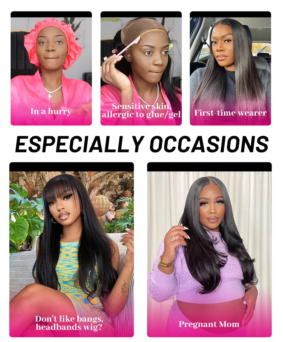 ISEE Hair Upgrade 7x5 Kinky Curly Wear And Go Glueless wigs Pre Plucked  Pre Bleached HD Lace Front Wig Pre Cut Glueless Wigs