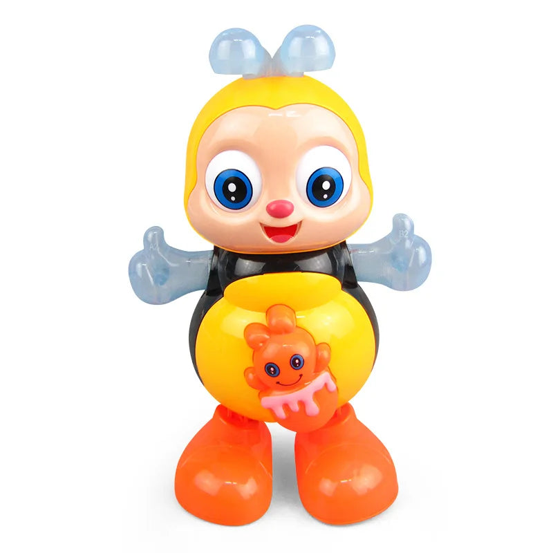 Kawaii Dancing Bee Toys Musical Interactive Bees With Lights And Music Educational Cartoon Toys For Adults Music Toy Gifts