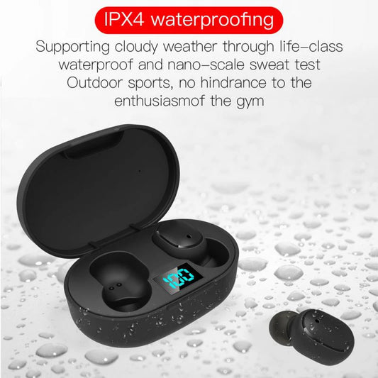 Wireless Earphones LED Digital Display Bluetooth Headset Noise Cancelling Sports Headphones Universal Phones Bluetooth Earbuds