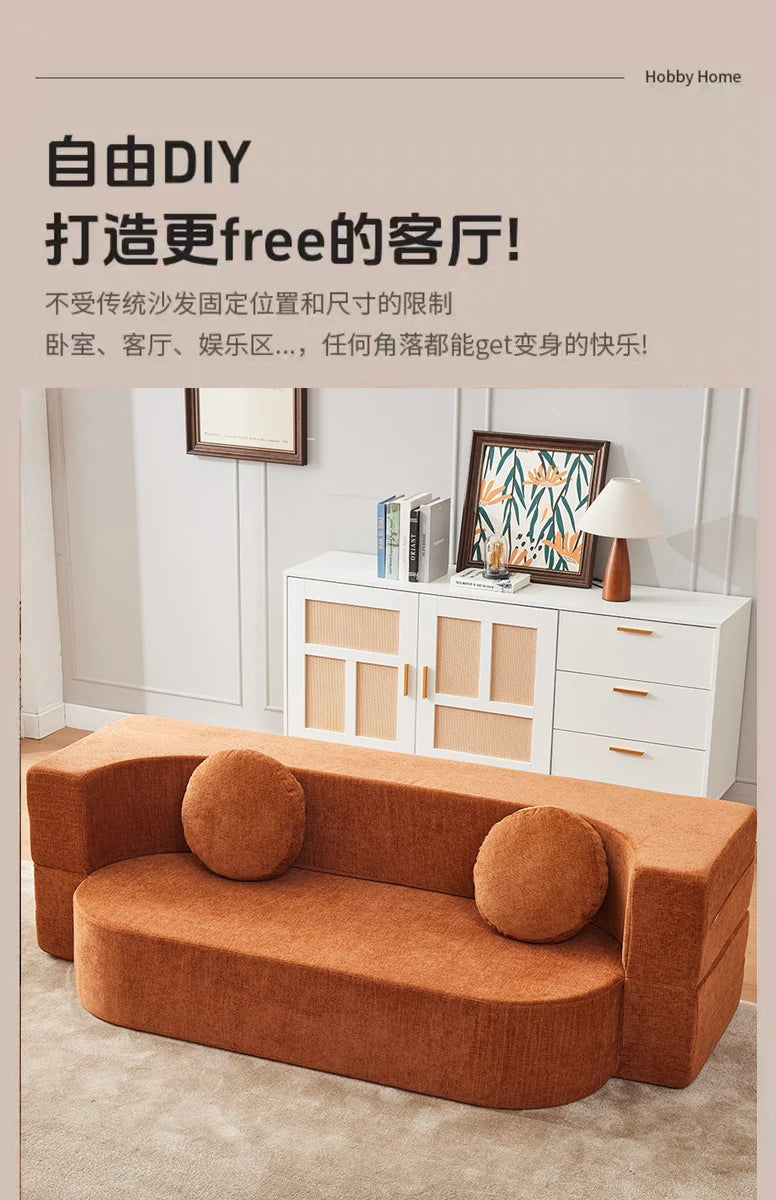 Classic French Living Room Sofas Boneless Modular Retro Glam Living Room Sofas Bedroom Universal Canape Compressé Home Furniture