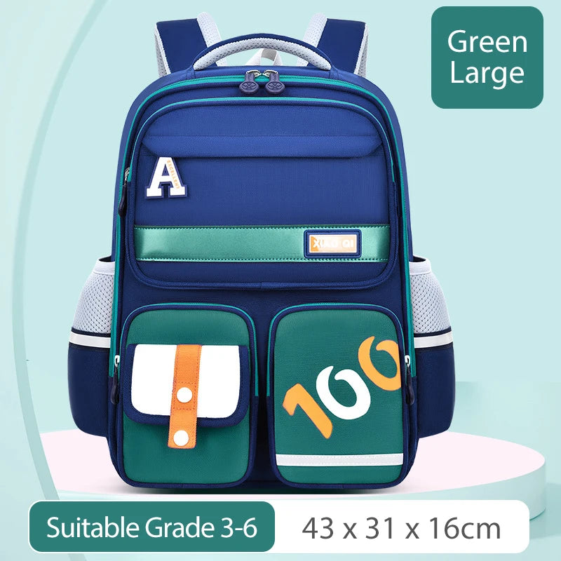 Primary school bag boys backpack bag school kids ergonomic preschool bag girls kindergarten children bookbag