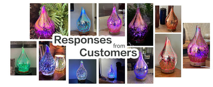 Essential Oil Diffuser 3D Aromatherapy Ultrasonic HumidifierAuto Shut-Off Timer Setting,Aroma Decoration for Home Office Gift