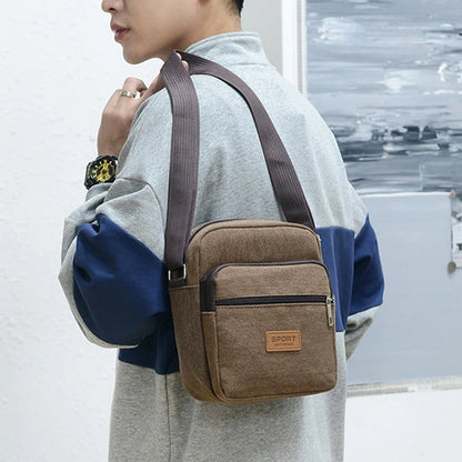 Men's Shoulder Bag Large Capacity Leisure Simplicity Lightweight Versatile Fashionable Backpack Male's Crossbody Bags