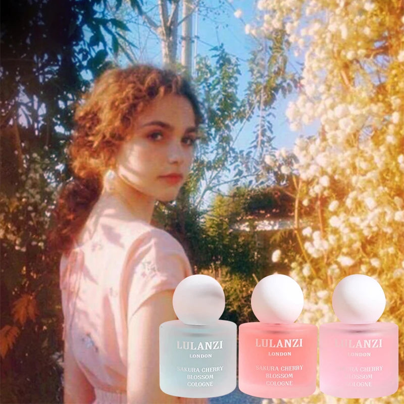 High-grade Cherry Blossom Perfume Fresh Natural Floral Spray Lasting Fragrance Temptation Ladies Light Perfume Clothes Deodorant