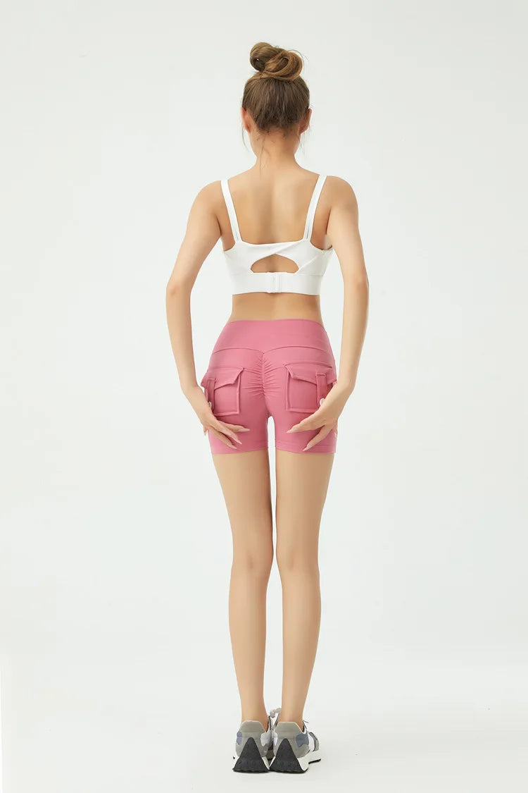 Peach Butt Fitness Shorts Women&