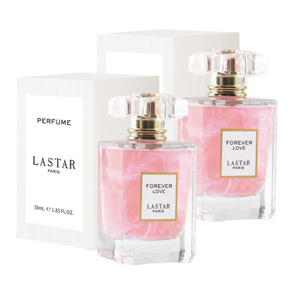 LASTAR Women's Long-lasting Perfume , Two bottles Totaling 110ml/3.72fl oz, Rose &Jasmine Fragrance,Christmas/New Year Gifts