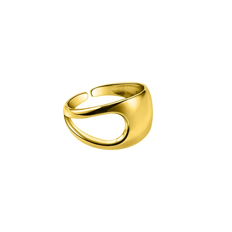 Trustdavis Authentic 925 Sterling Silver Fashion Sweet Double Layer Opening Ring For Women Wedding Party Fine Jewelry DA2247