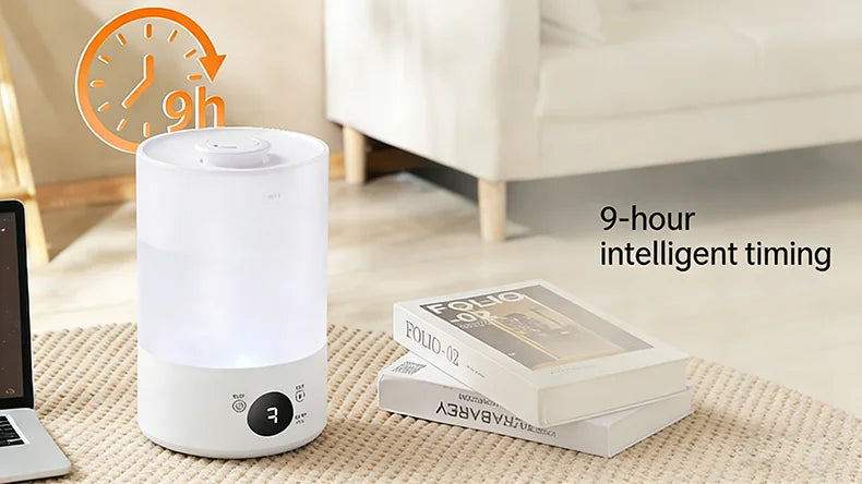 4L Large Capacity Air Humidifier with Remote Control Timer Plant Mist Aroma Diffuser for Home Office - Humidifier