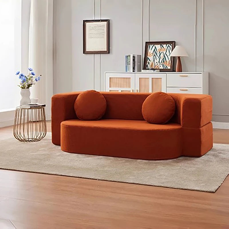 Classic French Living Room Sofas Boneless Modular Retro Glam Living Room Sofas Bedroom Universal Canape Compressé Home Furniture