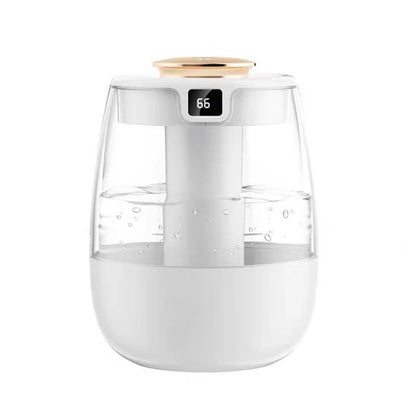Air Humidifier Large Capacity Home Humidifier Professional Double Spray Port Mist Maker Mute Air Humidifier for Room with Light
