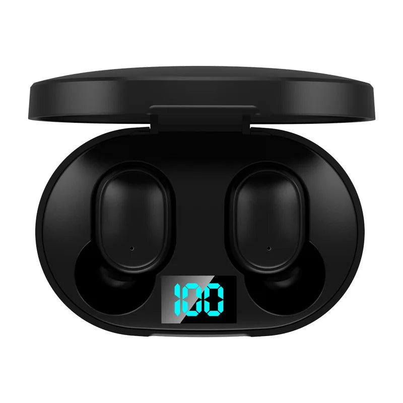 Wireless Earphones LED Digital Display Bluetooth Headset Noise Cancelling Sports Headphones Universal Phones Bluetooth Earbuds