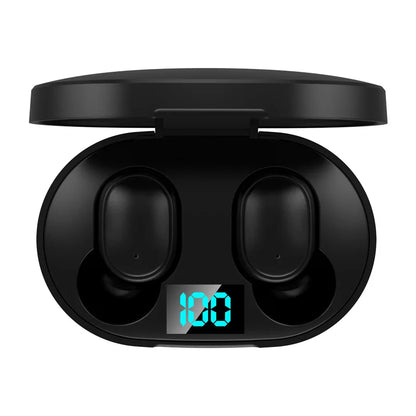 Wireless Earphones LED Digital Display Bluetooth Headset Noise Cancelling Sports Headphones Universal Phones Bluetooth Earbuds