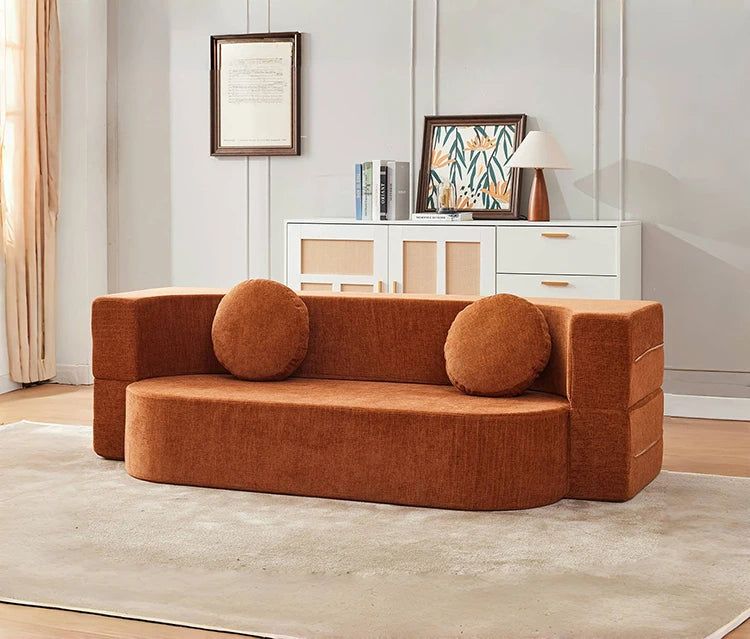 Classic French Living Room Sofas Boneless Modular Retro Glam Living Room Sofas Bedroom Universal Canape Compressé Home Furniture