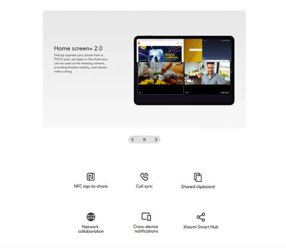 Poco Pad X1 8Gb 512Gb Tablet Pc 11'' 144Hz Wi-Fi 6E 8850Mah