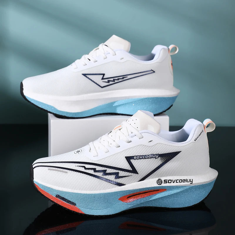 Running Shoes Carbon Board Speciality Marathon Men Sports Breathable Lightweight Women&