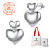 Hypoallergenic Heart Earrings for Women, Real 925 Sterling Silver Heart Stud Earrings Jewelry Gifts for Birthday Graduation