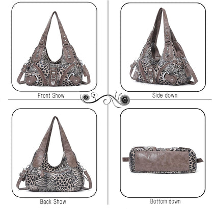 Angelkiss Hobo Purses and Handbags for Women Satchel Handbag Women Purses Large Daily Shoulder Bags