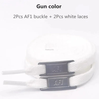 Original AF1 Shoelaces Combination White Flats Laces and Shoe Decoration Suit Sneaker Shoelace Air Force One Shoes Accessories