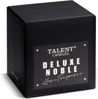 Deluxe Noble Scented Candles, Soy Candles for Home Scented, 7.05Oz, Aromatherapy Candles with Lid, Cafe &amp; Caramel Latte