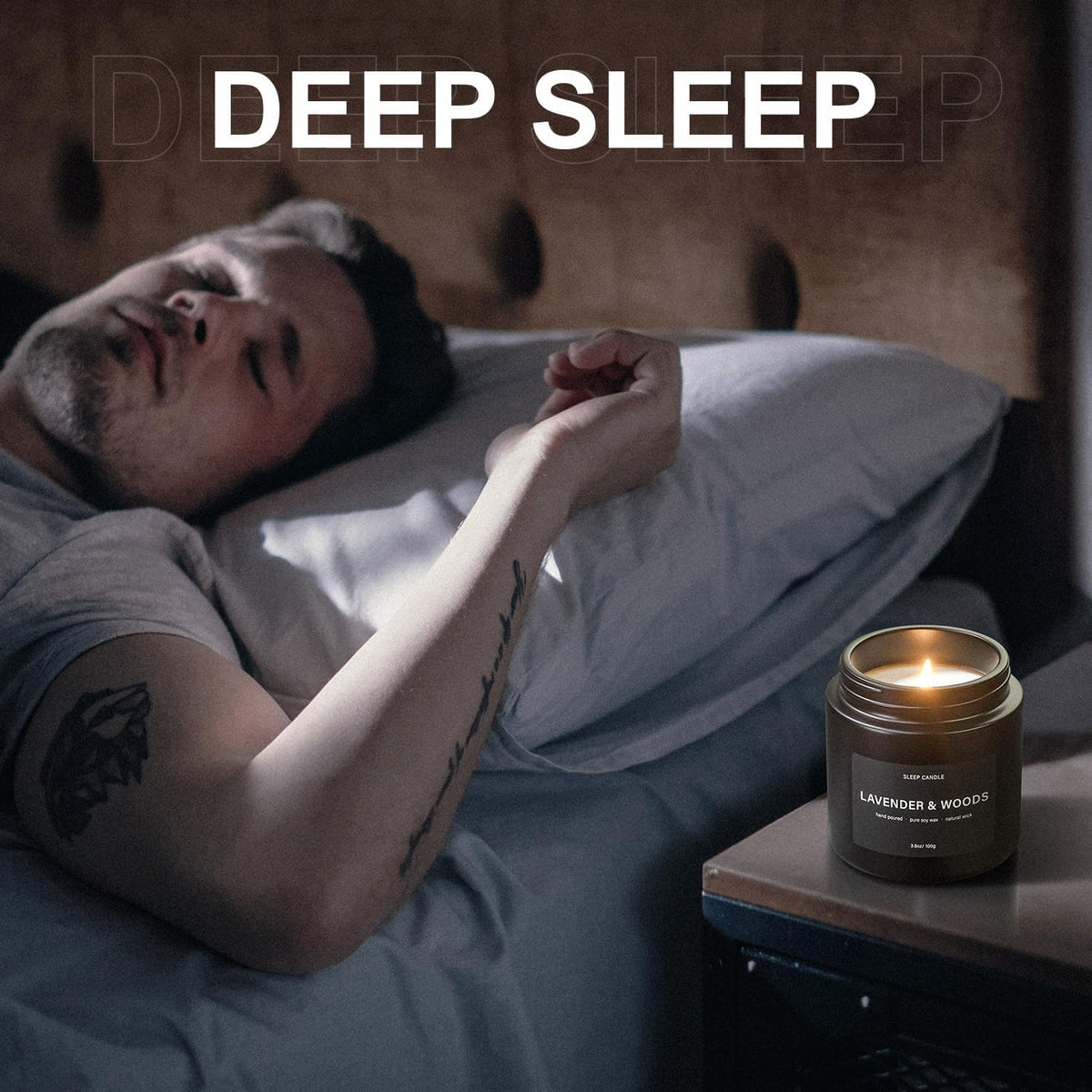 Candles for Home - Scented Candle Set for Stress Relief and Sleep, Birthday Gifts for Men