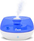Personal Ultrasonic Cool Mist Travel Humidifier and Vaporizer for Congestion Relief, 360° Adjustable Nozzle, Filter-Free .75 Liter Tank, Blue/White, Office Humidifier