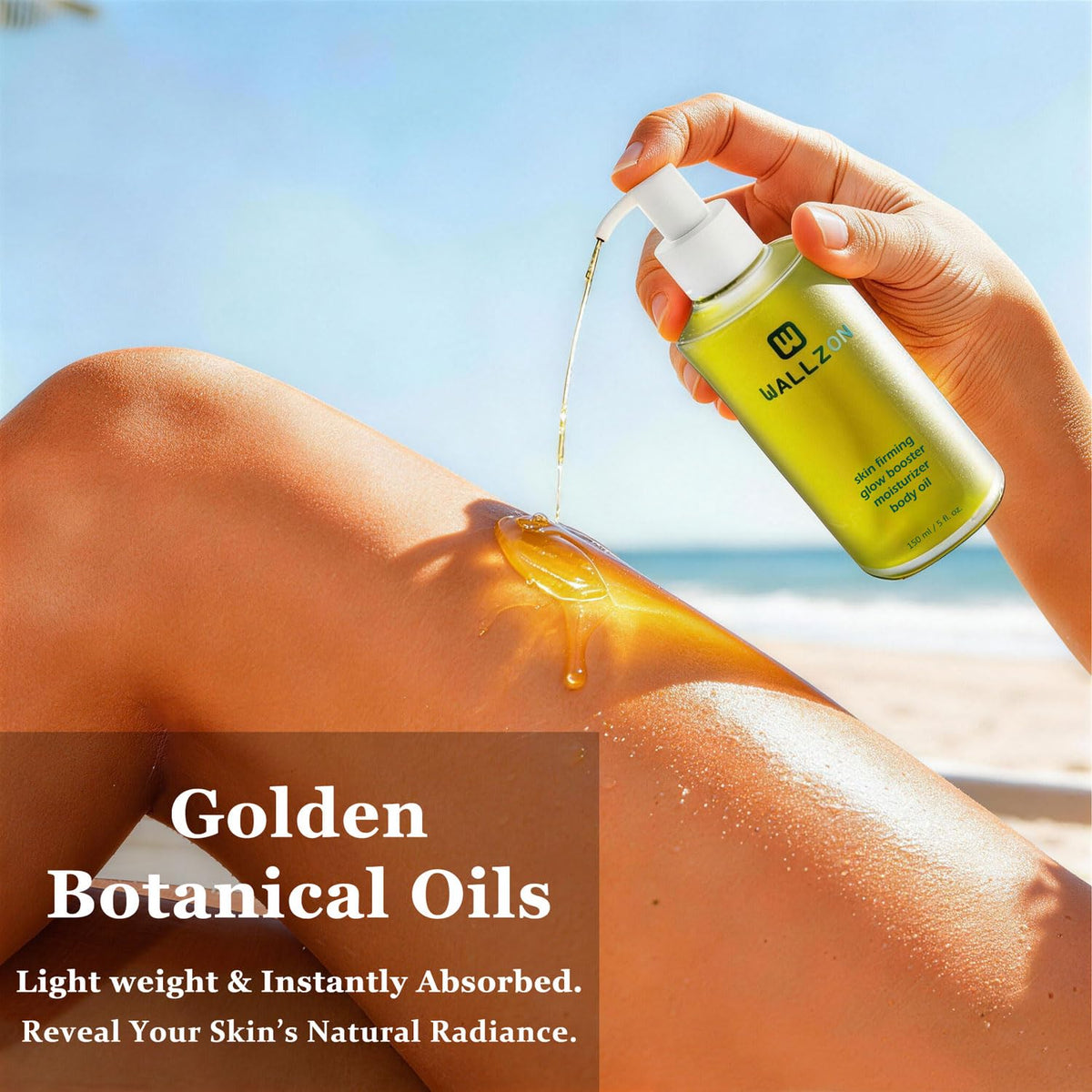 Ocean Algae Body Oil: Visibly Firming, Deep Moisture, Silky Glow- 5 FL OZ