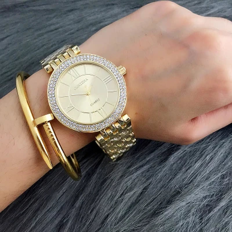 CONTENA Fashion Silver Women Watches Stainless Steel Women&