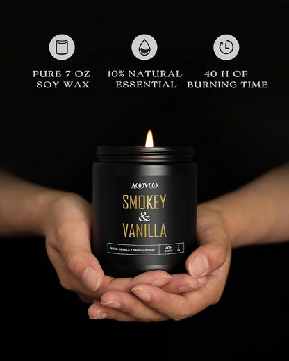 Scented Candles for Men - 4 Pack Candles for Home Scented
