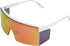 Flat Top Oversized Shield Sunglasses Women Men Wrap Square Rimless Glasses UV400