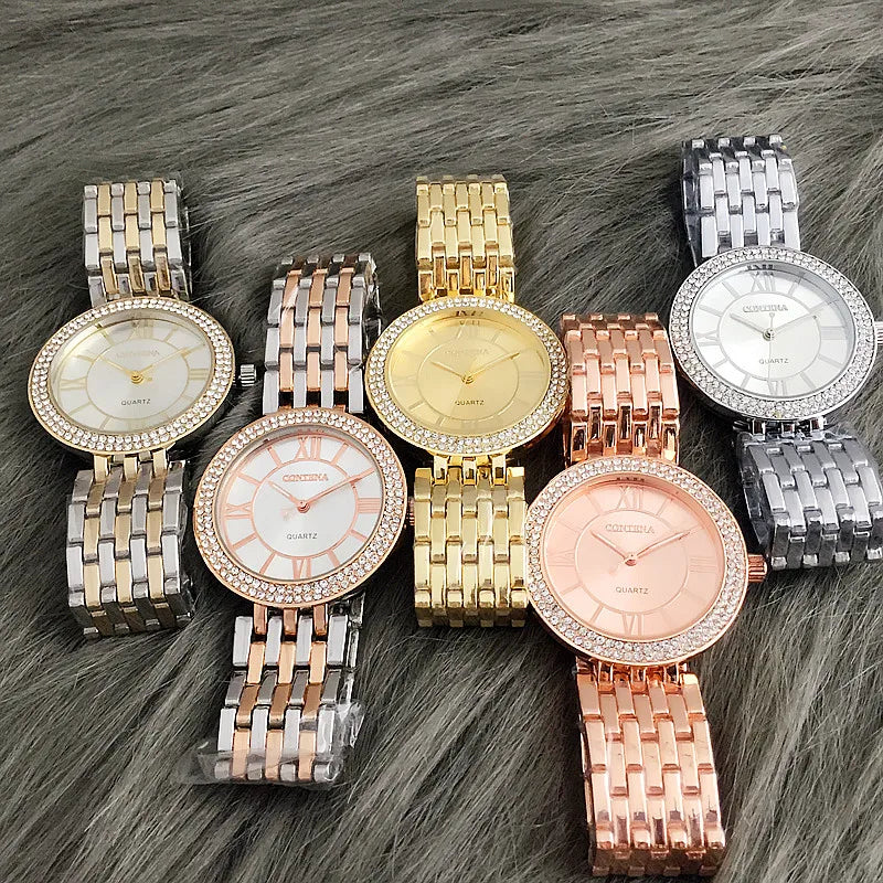 CONTENA Fashion Silver Women Watches Stainless Steel Women&