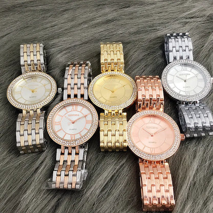CONTENA Fashion Silver Women Watches Stainless Steel Women&