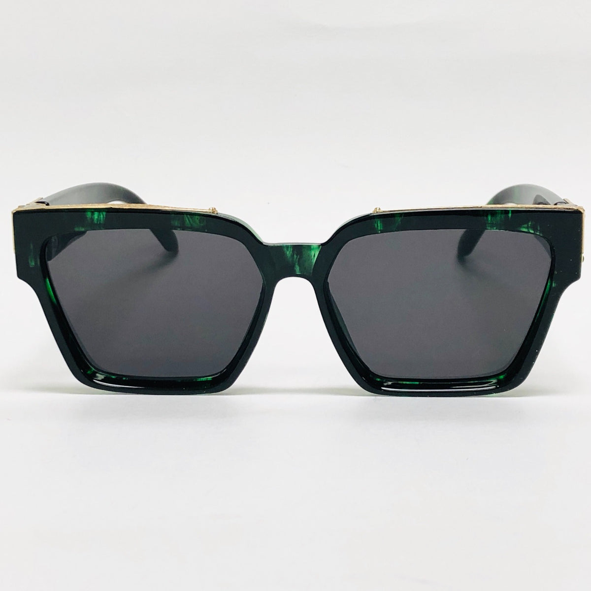 Gold Frame Large Size Sunglasses Men Women Shades Elegant Retro Classic Hip Hop